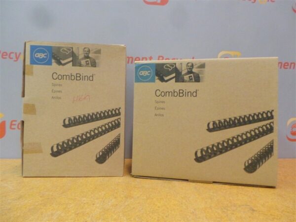 CombBind Book Binding Spines Comb 2" 50mm 3/4" 20mm Black New Lot