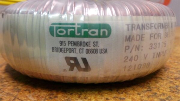 Tortoan TNS150-124 Power Transformer 240V Input Rev B