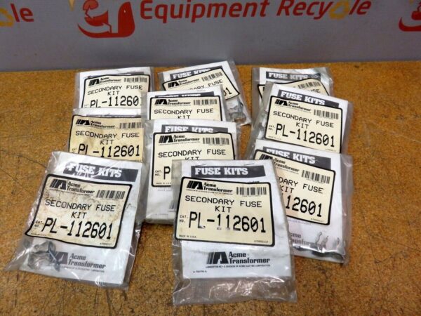 Acme Transformer Secondary Fuse Kit PL-112601 New Lot of 10 .