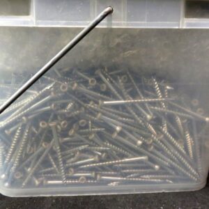 Headcote ST8212BROP Azek Brown Screw Nail Pail 8" X 2" #2 Square Drive New