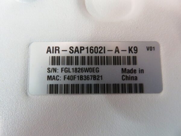 Cisco Aironet Air-Sap 16021-A-K9 Dual Band Wireless Access Point