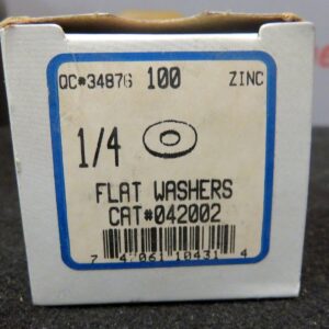 Flat 1/2" Washers Stainless 042002 New 100 per Box Lot of 23 Boxes