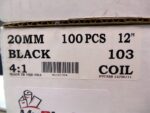 My Binding Black 12" 20mm 25MM Coil Binding Spiral Spines New Lot of 300