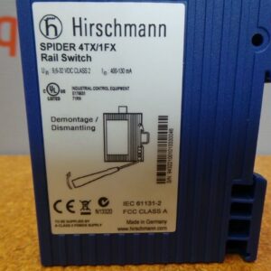 Hirshmann 4TX/1FX Rail Switch 4 Port Industrial Ethernet Switch