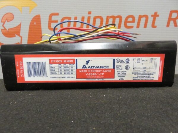 Advanced Mark III Energy Saver V-2S40-1-TP Lighting Ballast New Lot of 7