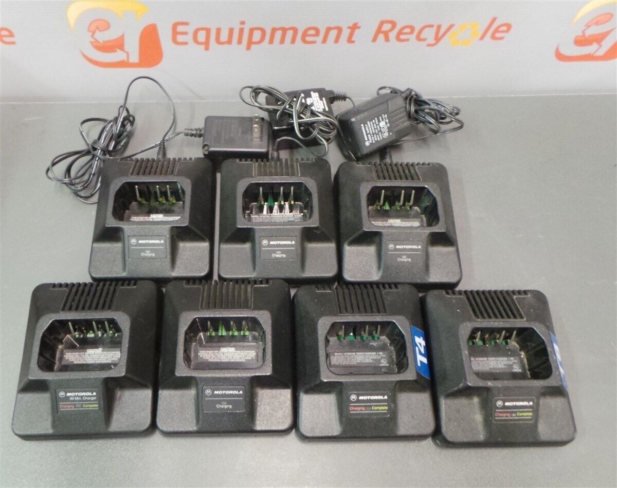 Motorola Charger Station HTN9167A 90 Minute Rapid Charger 2-Way Radio Lot of 7_0 Motorola Charger Station HTN9167A 90 Minute Rapid Charger 2-Way Radio Lot of 7
