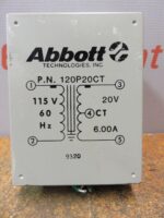 Abbott Power Transformer 120P20CT 115V 6.00 Amp