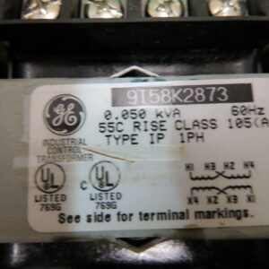 General Electric 9158K2873 Core Coil Transformer 1 Phase Type IP New