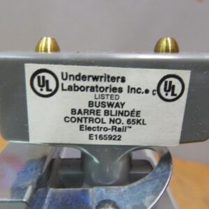 Electro-Rail ERS-42P 2 Pole Fusible Plug-In Receptacle 15 Amp Feedrail New