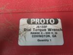 Excellent Proto J6133F Dial Drive Torque Wrench 3/4" 0-600 lbs Tool