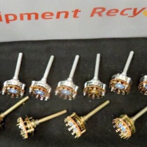 CentraLab Mallory Rotary Stepping Switches 2 Tier Lot of 16 New