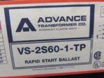 Advanced Transformer VS-2S60-1-TP Rapid Start Lighting Ballast New Lot of 3