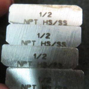 Ridgid 1-2 Universal Die Set Steel Alloy Dies Pipe Threader 1/2 Set Lot of 6