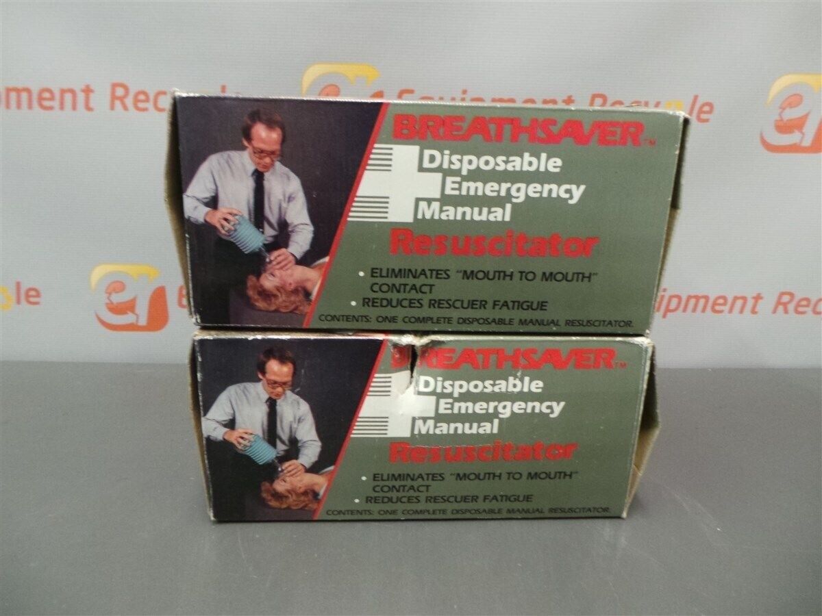 Breathsaver Resuscitator Disposable 1001C Paramedic EMT New Lot of 2_0 Breathsaver Resuscitator Disposable 1001C Paramedic EMT New Lot of 2