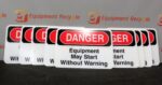 Danger Equipment May Start Without Warning Heavy Duty Plastic Sign Lot of 9