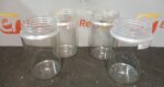 Killark VPLCG-100 Polycarbonate Light Fixture Globe Plastic Clear Cover Lot of 4