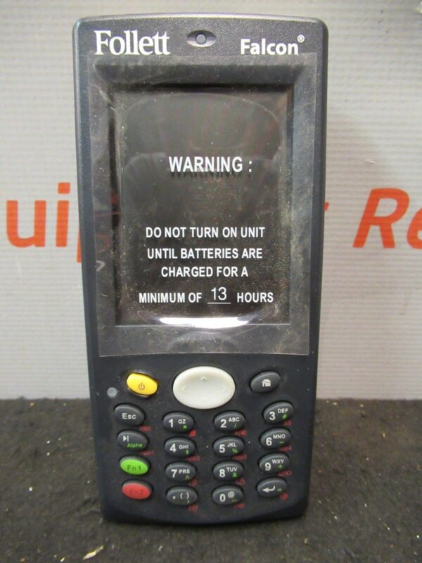 Falcon Follett 4220-1011 Color Laser Barcode Data Scanner Portable Battery New