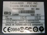 Falcon Follett 4220-1011 Color Laser Barcode Data Scanner Portable Battery New