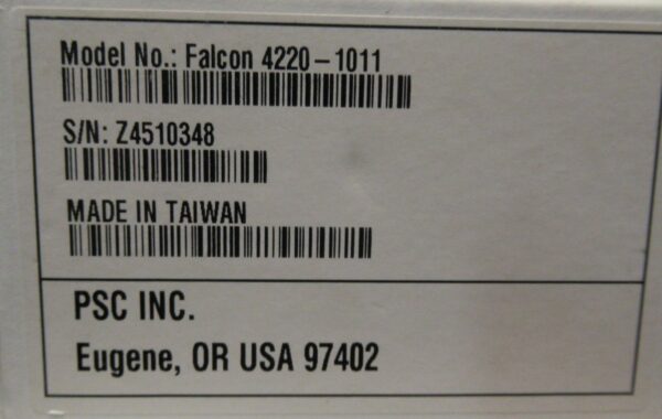 Falcon Follett 4220-1011 Color Laser Barcode Data Scanner Portable Battery New