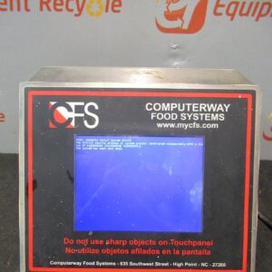 Computerway Food Systems CFS Data Touchpanel Screen PC Center Quality Control