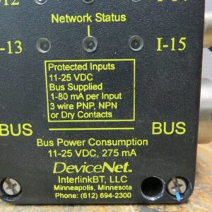 Interlink BT Bus Stop CDN-IM-16-0053 16 Input DeviceNet Bus Short Circuit
