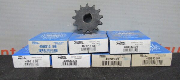 Martin 40BS13 5/8" Sabertooth Sprocket Lot of 7 New