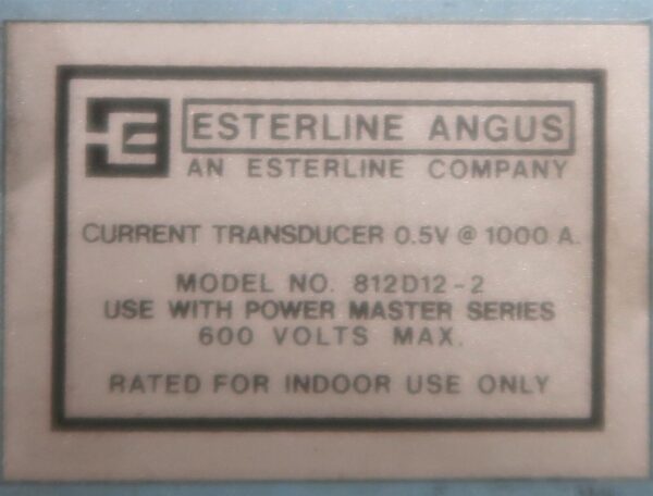Esterline Angus PMT AC Motor Load Surveyor Powermaster III B Power Master Case