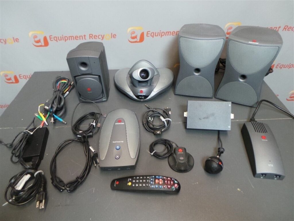 Visual Concert Polycom Polycom Visual Conferencing System Camera Concert Subs Mic Remote VSX ...