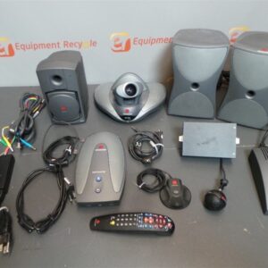 Polycom Visual Conferencing System Camera Concert Subs Mic Remote VSX 7000 Lot