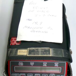 Riken Keiki GX-86 Gas Oxygen CO Monitor Set W/Case Port 4 Gas Monitor #B AS-IS