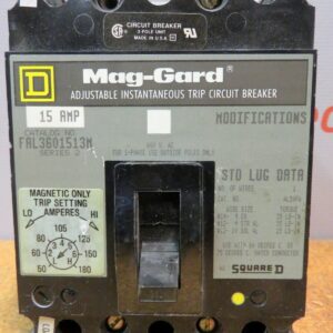 Square D FAL3601513M Mag-Guard 15 Amp Circuit Breaker Series 2