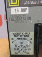 Square D FAL3601513M Mag-Guard 15 Amp Circuit Breaker Series 2