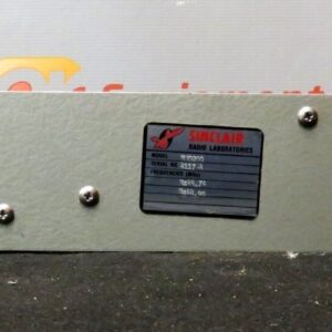 Sinclair Radio Laboratories RM0200 Receiver Multicoupler Radio 911 Emergency