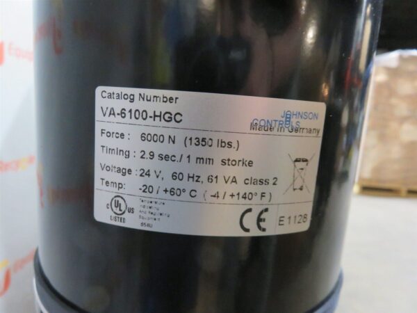 Johnson Controls VG2231VN + 602HGC Actuator Positioner 4" Flanged Iron Valve