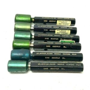 Lot of 6 Gage Assembly Co. Needle Bearing Plug 15mm, 17mm, 18mm 243I