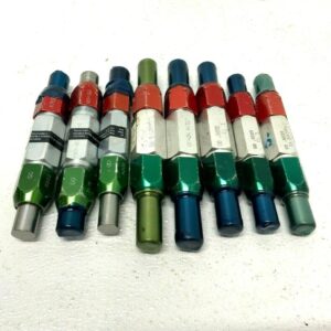 Lot of 8 Vermont Gage Assorted Go No Go Plug/Pin Gauge .717-.718mm 246E