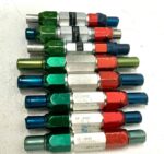 Lot of 8 Vermont Gage Assorted Go No Go Plug/Pin Gauge .717-.718mm 246E