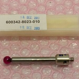 NEW Zeiss 600342-8023-10 M5 Master Probe w/8mm Ruby Ball 6mm Carbide Stem 248F