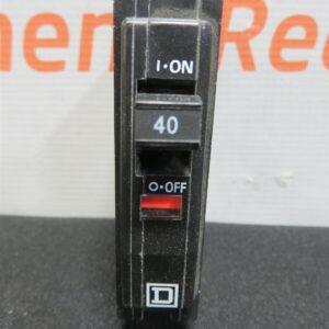 Square D Bolt On Circuit Breaker QOBXD140 40Amp 1 Pole New Lot of 10