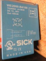 Sick WE2000-B4100 Photoelectric Sensor DC10-30V 7024004 LN 0635 Lot of 2