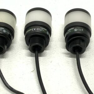 Lot of 3 Banner TL50HRQP 50mm LED Tower Light Indicator M30 Red LED 246F