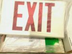 NEW Cooper Lighting Sure-Lites LPX7SD 16U375 Polycarbonate LED Exit Sign 55E