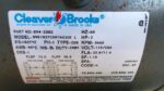 Cleaver Brooks 8VK182TCDR7602ER-L Electric Motor 3460RPM 2HP 1P 115/230V
