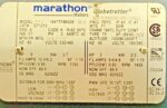 Marathon Electric Motors 184TTFB6028 Motor 5HP 184TC Frame 3PH 60HZ 1740RPM B2A