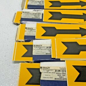 Lot of 150 - 200 Brady B-946 4T567 Yellow Single Arrow Pipe Stickers 26D