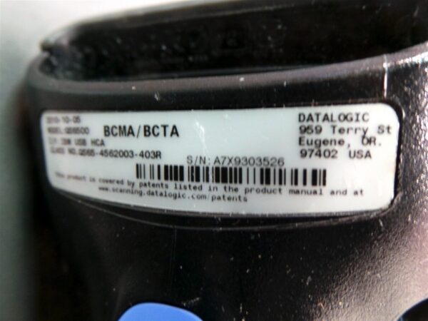 Datalogic QS6500 QS-6500 Quickscan Scanner W/USB