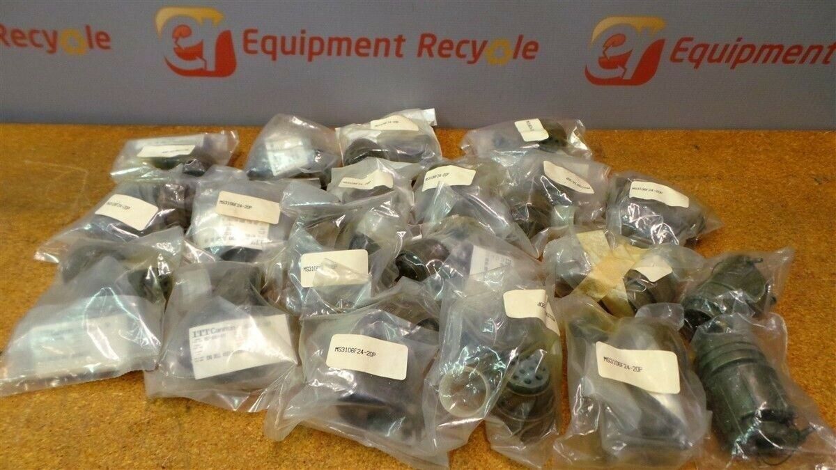 ITT Cannon 71468 Connector Contact Pins End Bell Assy MMS3106E-24 Lot of 19._0 ITT Cannon 71468 Connector Contact Pins End Bell Assy MMS3106E-24 Lot of 19.