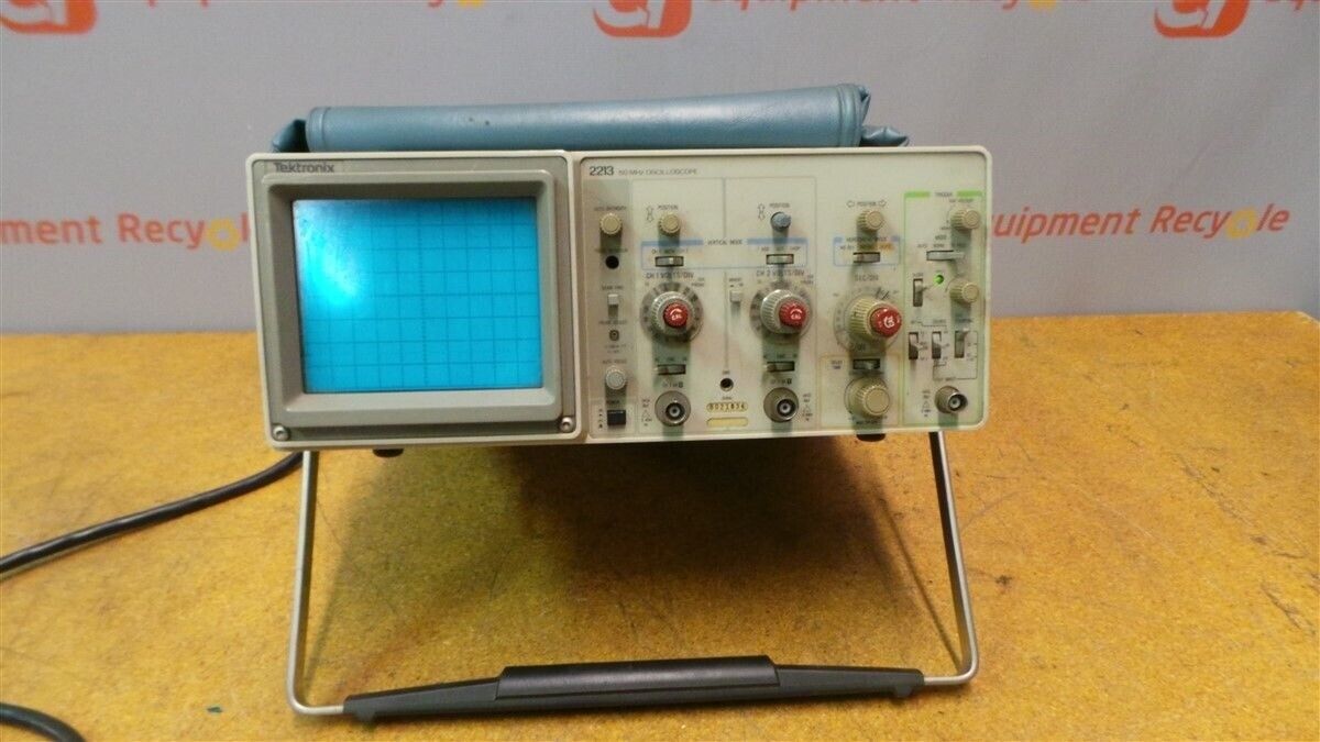 Tektronix 2213 60MHZ Oscilloscope 2 Channel Analog Portable _0 Tektronix 2213 60MHZ Oscilloscope 2 Channel Analog Portable
