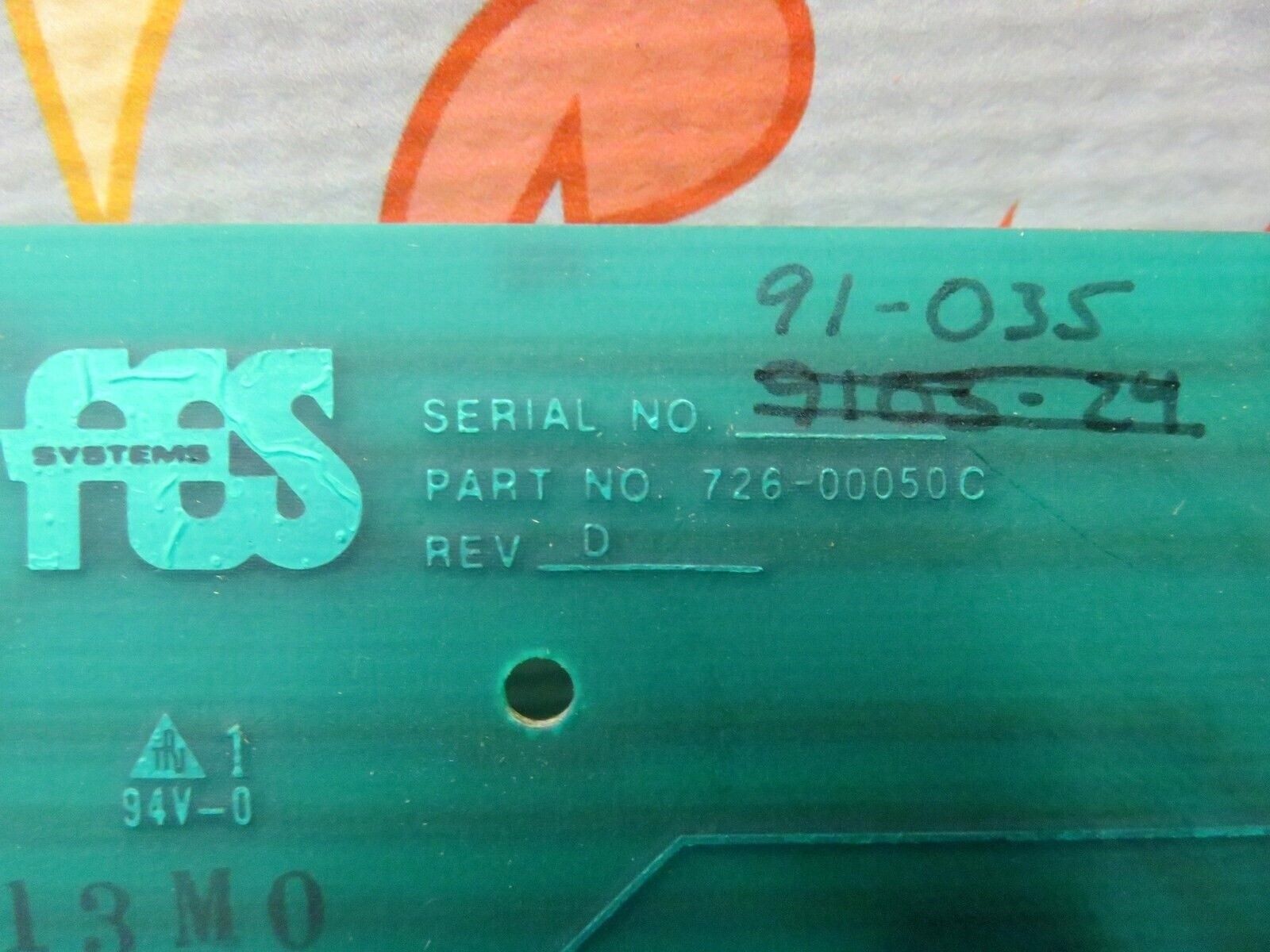 FES Systems 726-00050C Rev D Micro Control Processor Circuit Board_2 FES Systems 726-00050C Rev D Micro Control Processor Circuit Board