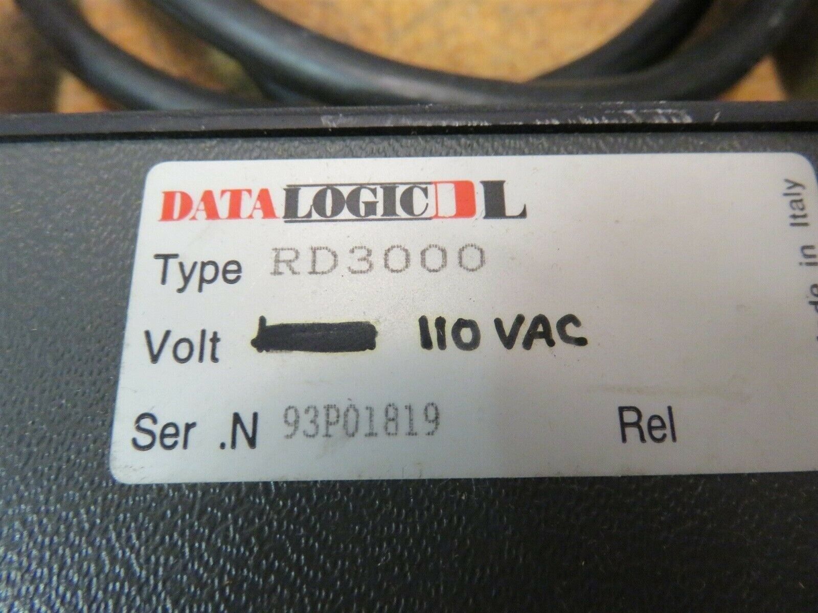 DataLogic DL RD3000 RD 3000 Decoder Module 110 Vac._3 DataLogic DL RD3000 RD 3000 Decoder Module 110 Vac.